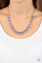 Load image into Gallery viewer, Block Party Princess - Blue-Jewelry-Just Because Jewels, Paparazzi Accessories-Just Because Jewels