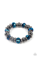 Load image into Gallery viewer, Power Pose - Blue-Jewelry-Paparazzi Accessories, Just Because Jewels-Just Because Jewels