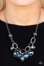 Load image into Gallery viewer, Rhinestone River - Blue-Jewelry-Just Because Jewels, Paparazzi Accessories-Just Because Jewels
