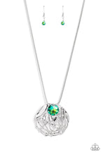 Load image into Gallery viewer, Lush Lattice - Green-Jewelry-Paparazzi Accessories, Just Because Jewels-Just Because Jewels