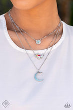 Load image into Gallery viewer, Lunar Lineup - Blue-Jewelry-Paparazzi Accessories, Just Because Jewels-Just Because Jewels