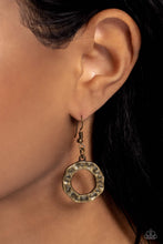 Load image into Gallery viewer, Rounded Redux - Brass-Jewelry-Paparazzi Accessories, Just Because Jewels-Just Because Jewels