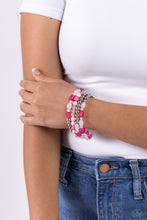 Load image into Gallery viewer, Glassy Gait - Pink-Jewelry-Paparazzi Accessories, Just Because Jewels-Just Because Jewels