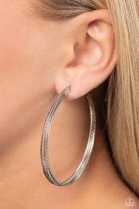 Candescent Curves - Silver-Jewelry-Paparazzi Accessories, Just Because Jewels-Just Because Jewels