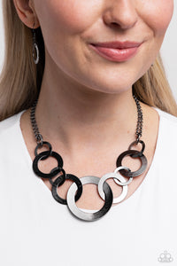 Uptown Links - Black-Jewelry-Paparazzi Accessories, Just Because Jewels-Just Because Jewels