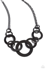 Load image into Gallery viewer, Uptown Links - Black-Jewelry-Paparazzi Accessories, Just Because Jewels-Just Because Jewels