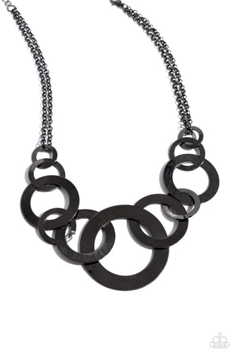 Uptown Links - Black-Jewelry-Paparazzi Accessories, Just Because Jewels-Just Because Jewels