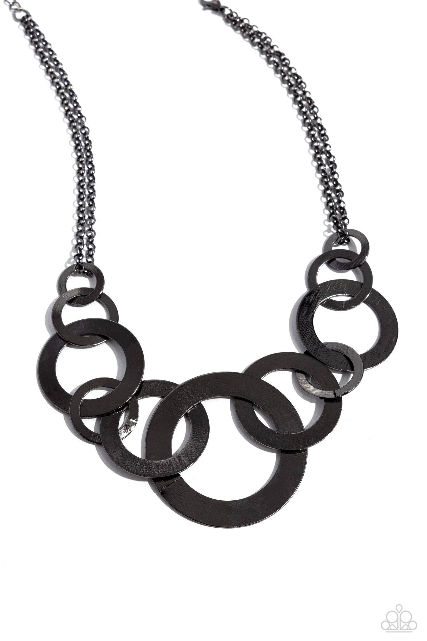 Uptown Links - Black-Jewelry-Paparazzi Accessories, Just Because Jewels-Just Because Jewels