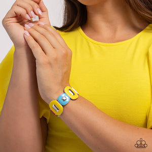 Painted Pairing - Yellow-Jewelry-Paparazzi Accessories, Just Because Jewels-Just Because Jewels