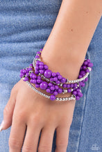 Load image into Gallery viewer, Compelling Clouds - Purple-Jewelry-Paparazzi Accessories, Just Because Jewels-Just Because Jewels