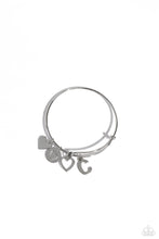 Load image into Gallery viewer, Making It INITIAL - Silver - C-Jewelry-Paparazzi Accessories, Just Because Jewels-Just Because Jewels
