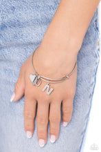 Load image into Gallery viewer, Making It INITIAL - Silver - N-Jewelry-Paparazzi Accessories, Just Because Jewels-Just Because Jewels