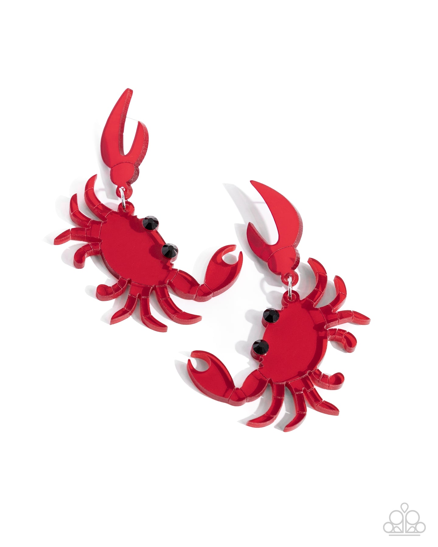 Crab Couture - Red-Jewelry-Paparazzi Accessories, Just Because Jewels-Just Because Jewels