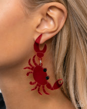 Load image into Gallery viewer, Crab Couture - Red-Jewelry-Paparazzi Accessories, Just Because Jewels-Just Because Jewels
