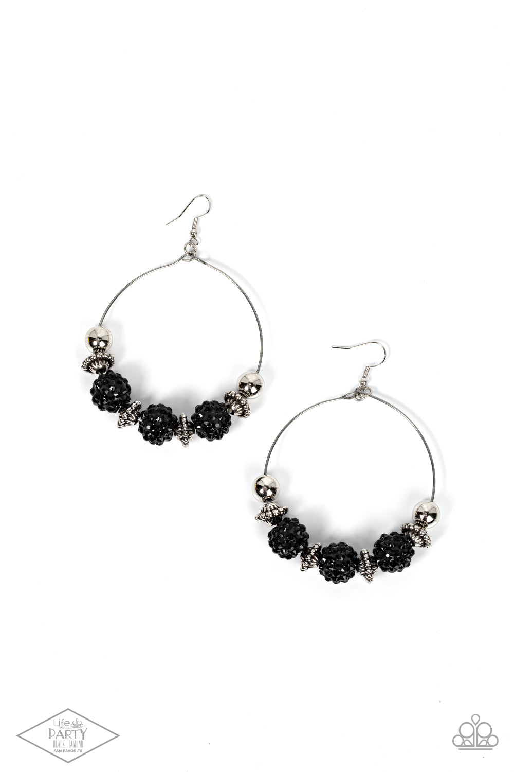 I Can Take a Compliment - Black-Jewelry-Paparazzi Accessories, Just Because Jewels-Just Because Jewels