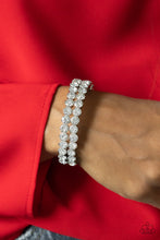 Load image into Gallery viewer, Megawatt Majesty - White-Jewelry-Just Because Jewels, Paparazzi Accessories-Just Because Jewels