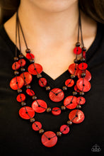 Load image into Gallery viewer, South Beach Summer - Red-Jewelry-Paparazzi Accessories, Just Because Jewels-Just Because Jewels