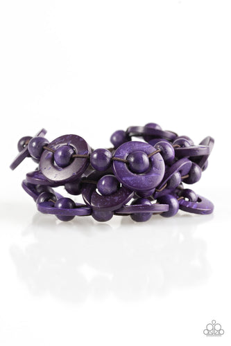 Cancun Catch - Purple-Jewelry-Paparazzi Accessories, Just Because Jewels-Just Because Jewels