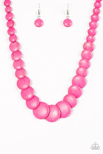 Desert Flats - Pink-Jewelry-Paparazzi Accessories, Just Because Jewels-Just Because Jewels
