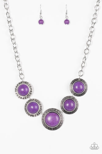 Mountain Roamer - Purple-Jewelry-Paparazzi Accessories, Just Because Jewels-Just Because Jewels