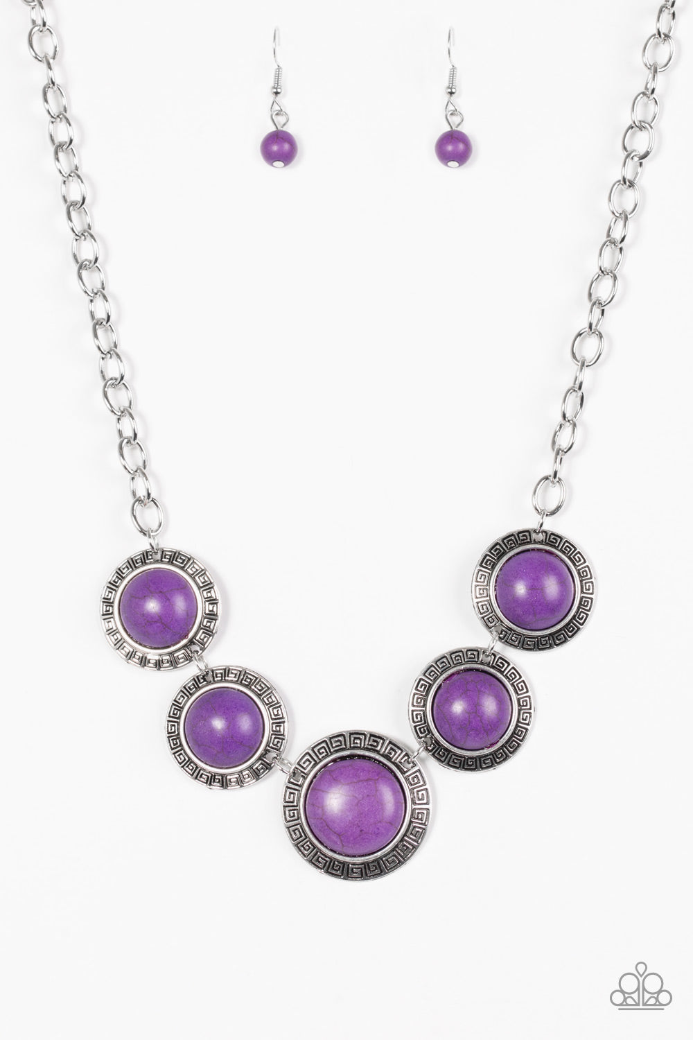 Mountain Roamer - Purple-Jewelry-Paparazzi Accessories, Just Because Jewels-Just Because Jewels
