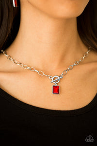 Wear It Like You Mean It! - Red-Jewelry-Paparazzi Accessories, Just Because Jewels-Just Because Jewels