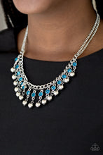 Load image into Gallery viewer, Pageant Queen - Blue-Jewelry-Paparazzi Accessories, Just Because Jewels-Just Because Jewels