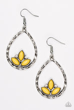 Load image into Gallery viewer, Lotus Laguna - Yellow-Jewelry-Paparazzi Accessories, Just Because Jewels-Just Because Jewels