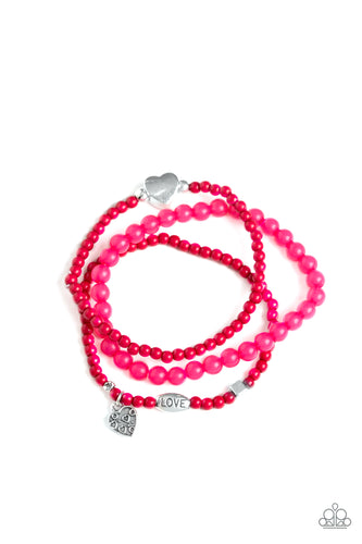 Really Romantic - Pink-Jewelry-Just Because Jewels, Paparazzi Accessories-Just Because Jewels
