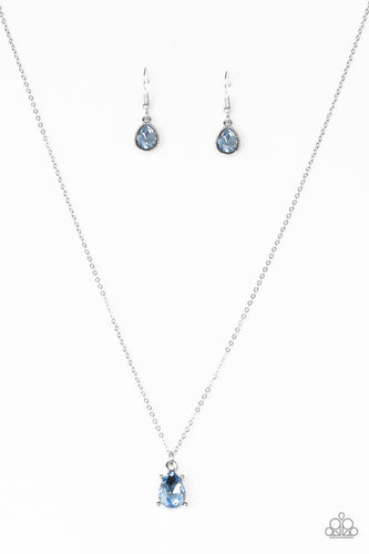 Classy Classicist - Blue-Jewelry-Just Because Jewels, Paparazzi Accessories-Just Because Jewels