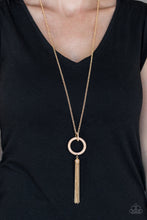 Load image into Gallery viewer, Straight To The Top - Gold-Jewelry-Just Because Jewels, Paparazzi Accessories-Just Because Jewels