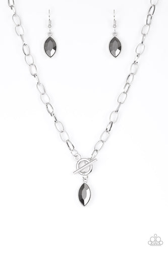 Club Sparkle - Silver-Jewelry-Just Because Jewels, Paparazzi Accessories-Just Because Jewels