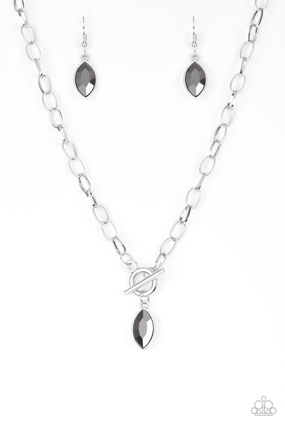 Club Sparkle - Silver-Jewelry-Just Because Jewels, Paparazzi Accessories-Just Because Jewels