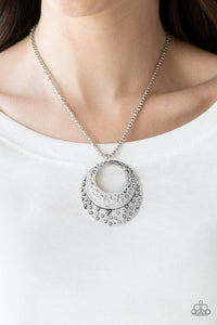 Texture Trio - Silver-Jewelry-Just Because Jewels, Paparazzi Accessories-Just Because Jewels