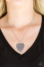 Load image into Gallery viewer, Look Into Your Heart - Silver-Jewelry-Just Because Jewels, Paparazzi Accessories-Just Because Jewels