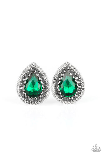 Debutante Debut - Green-Jewelry-Just Because Jewels, Paparazzi Accessories-Just Because Jewels