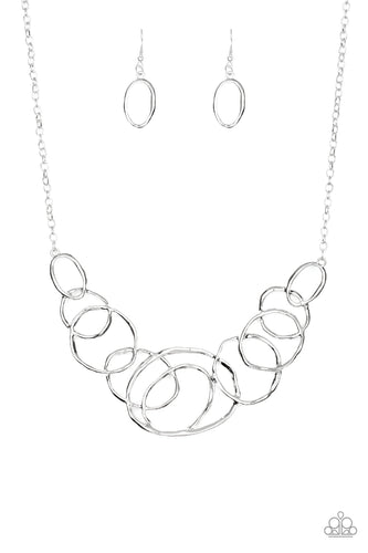 All Around Radiance - Silver-Jewelry-Just Because Jewels, Paparazzi Accessories-Just Because Jewels