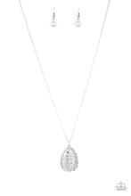 Load image into Gallery viewer, Gleaming Gardens - White-Jewelry-Just Because Jewels, Paparazzi Accessories-Just Because Jewels