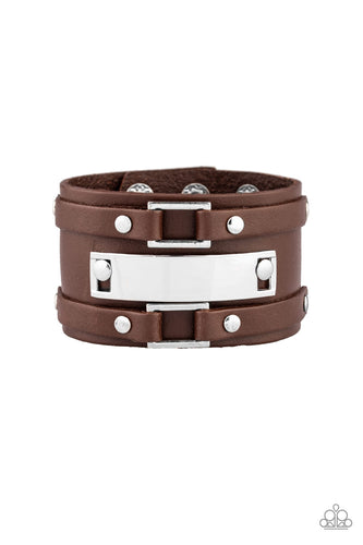 Rural Ranger - Brown-Jewelry-Just Because Jewels, Paparazzi Accessories-Just Because Jewels