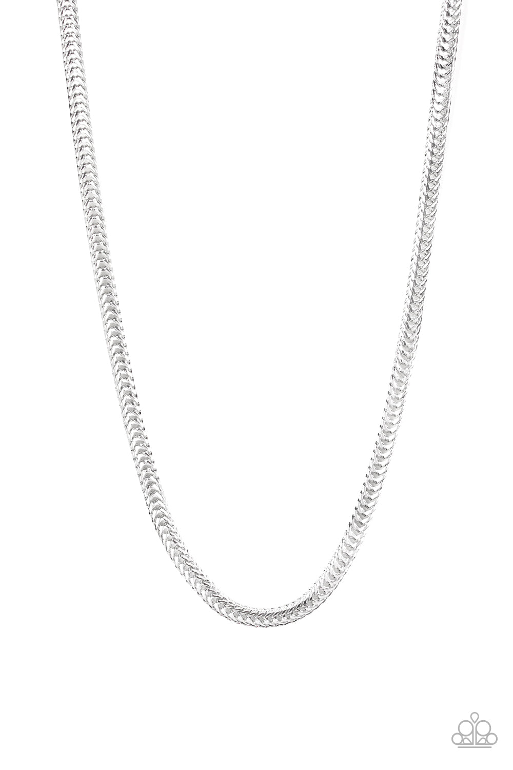 Knockout King - Silver-Jewelry-Just Because Jewels, Paparazzi Accessories-Just Because Jewels