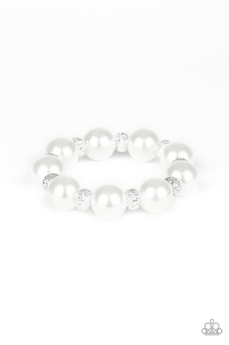 Extra Elegant - White-Jewelry-Just Because Jewels, Paparazzi Accessories-Just Because Jewels