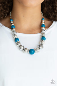 Weekend Party - Blue-Jewelry-Just Because Jewels, Paparazzi Accessories-Just Because Jewels
