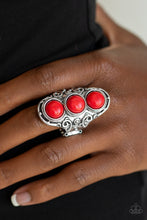 Load image into Gallery viewer, Sahara Soul - Red-Jewelry-Just Because Jewels, Paparazzi Accessories-Just Because Jewels