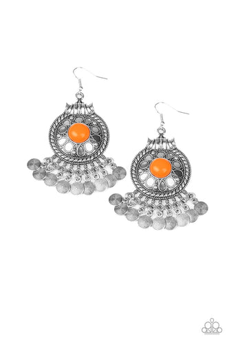 Rural Rhythm - Orange-Jewelry-Just Because Jewels, Paparazzi Accessories-Just Because Jewels