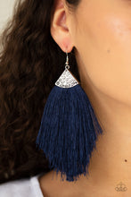 Load image into Gallery viewer, Tassel Tempo - Blue-Jewelry-Just Because Jewels, Paparazzi Accessories-Just Because Jewels
