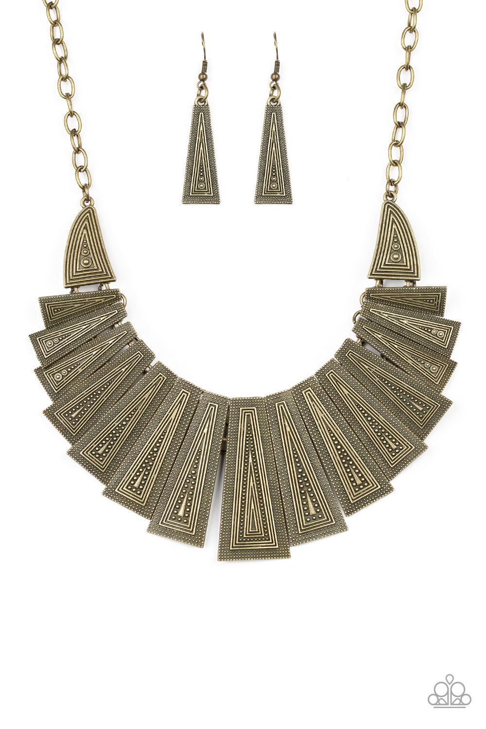 Metro Mane - Brass-Jewelry-Just Because Jewels, Paparazzi Accessories-Just Because Jewels