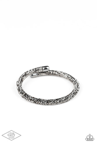 Stageworthy Sparkle - Black-Jewelry-Just Because Jewels, Paparazzi Accessories-Just Because Jewels
