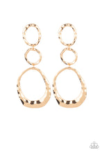 Load image into Gallery viewer, Radically Rippled - Gold-Jewelry-Just Because Jewels, Paparazzi Accessories-Just Because Jewels