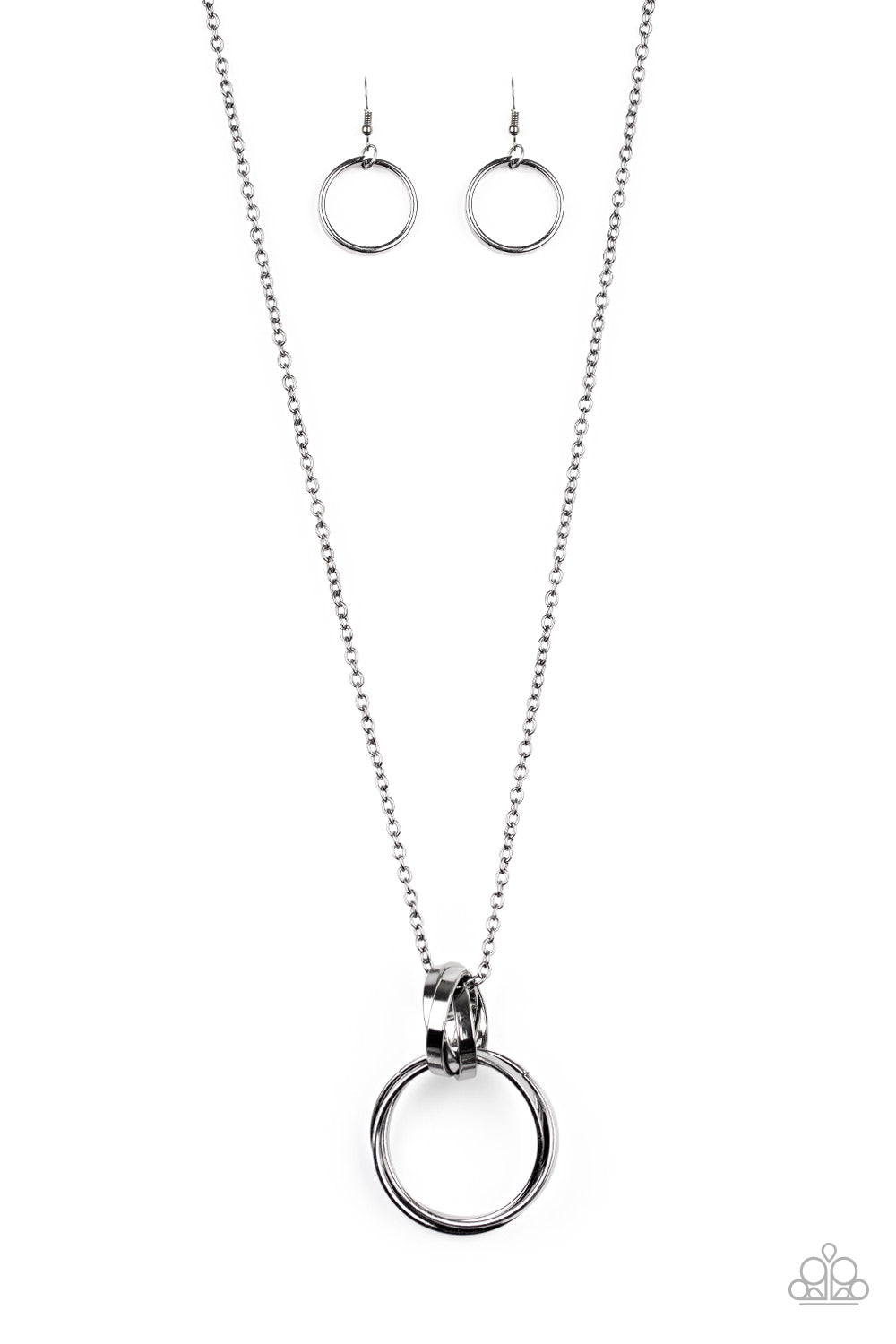 Innovated Idol - Black-Jewelry-Just Because Jewels, Paparazzi Accessories-Just Because Jewels