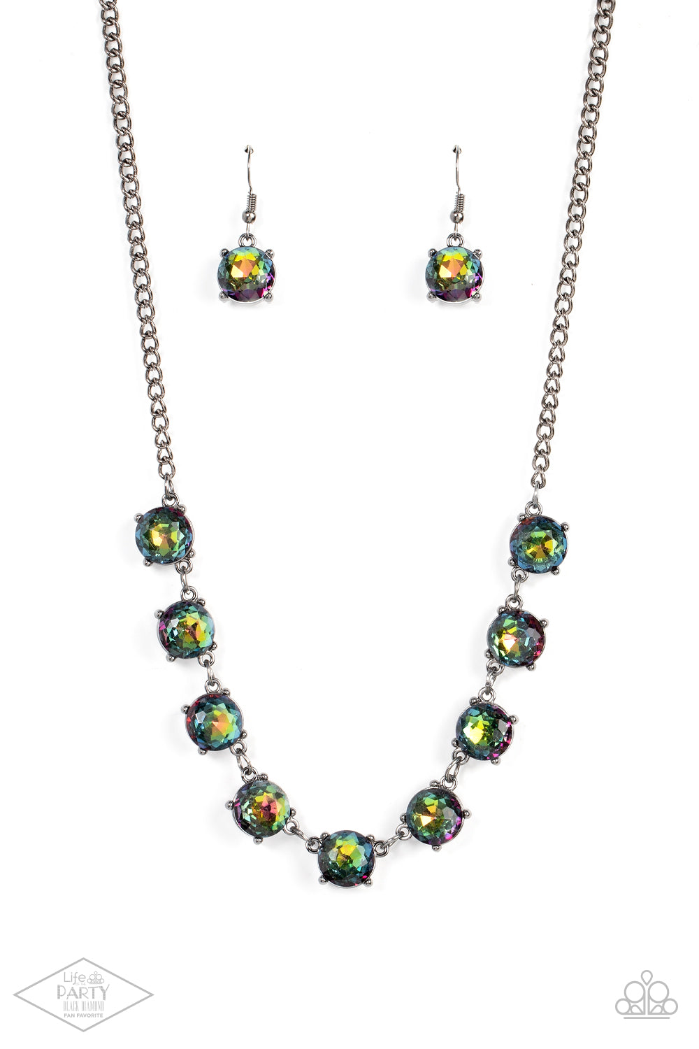Iridescent Icing - Multi-Jewelry-Paparazzi Accessories, Just Because Jewels-Just Because Jewels